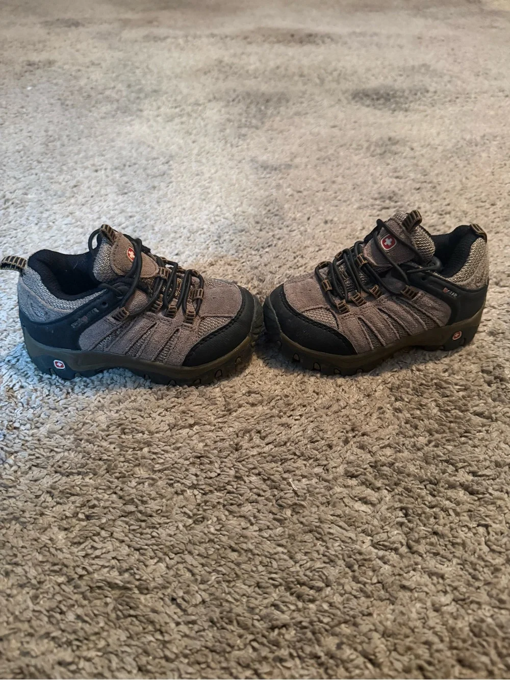 SwissGear Kids Brown and Black Trail Sneakers